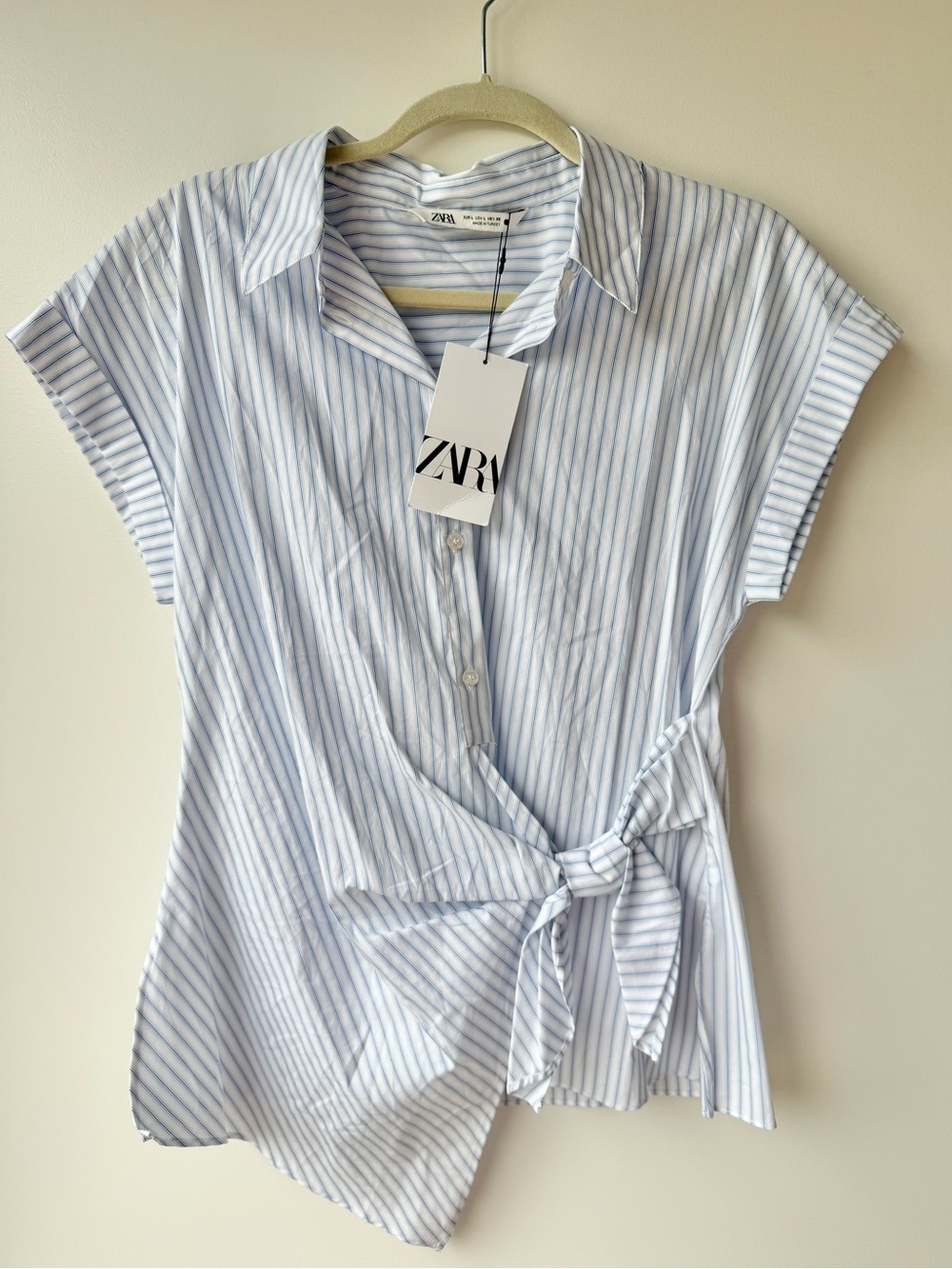 Zara Striped Poplin Shirt